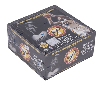 2003-04 Topps Pristine Basketball Factory Sealed Unopened Hobby Box (5 Packs) – Possible LeBron James, Carmelo Anthony, Dwyane Wade Rookie Cards!